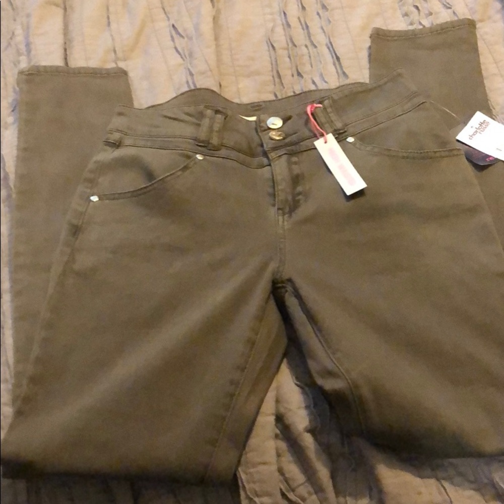 Olive green pants